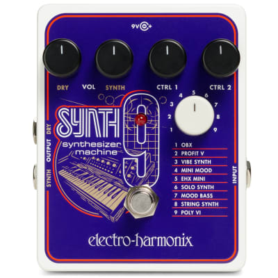 Electro-Harmonix SYNTH9 Synthesizer Machine Pedal image 1