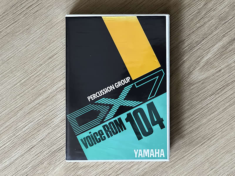 YAMAHA 「VRC-104」DATA CARTRIDGE for DX7 Yamaha DX7 Voice ROM Data Cartridge // VRC-104 Percussion