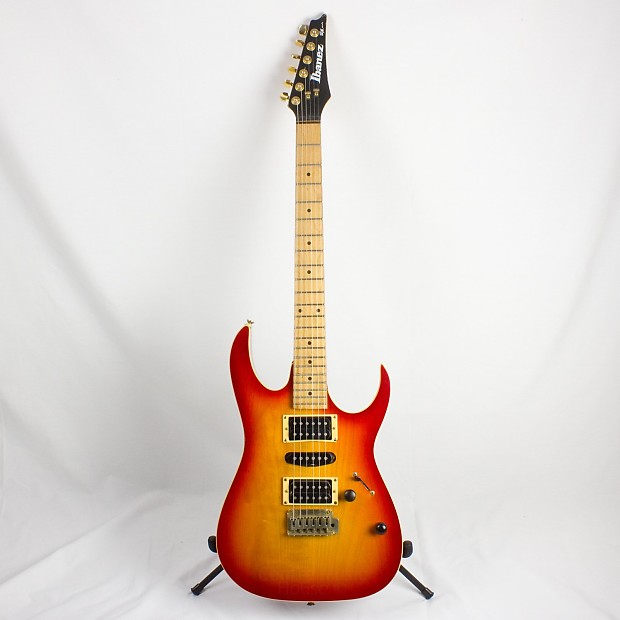 Ibanez cherry sunburst top