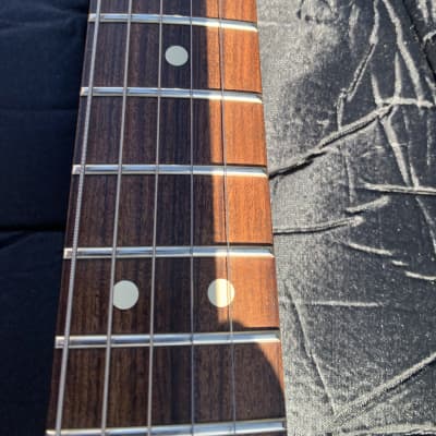 Fender Deluxe fat strat stratocaster w Floyd rose II Mim 2001 black image 5