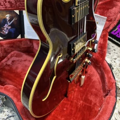 Video! 2021 Gibson Custom Shop Chuck Berry 70's ES-355 Aged - Wine Red image 24