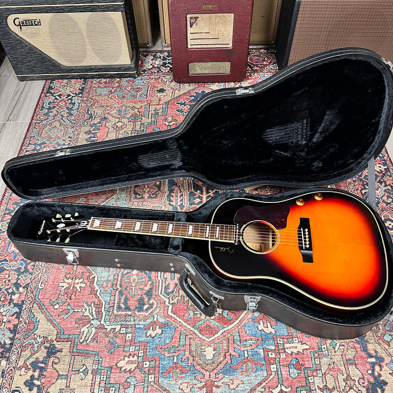 epiphone エレアコEJ-160Evc JHON LENNON model Epiphone EJ-160E John Lennon Signature | Reverb Canada