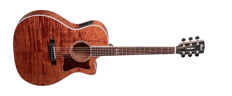 Cort Ga5f Fmh Op Grand Auditorium Flamed Mahogany Guitar | Reverb