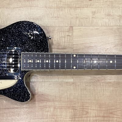 Duesenberg Starplayer TV Semi-Hollow Electric Guitar - Black Sparkle image 2