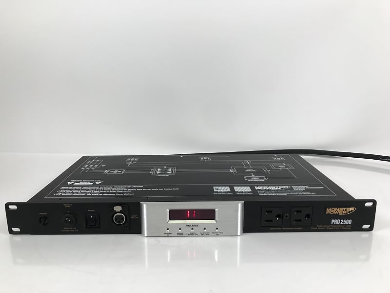 Monster Power Pro 2500 Rack Mountable Reverb UK