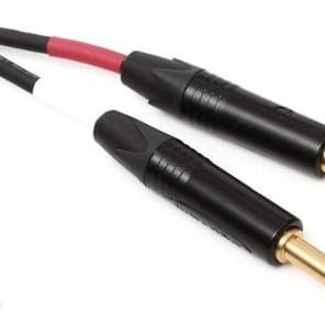 Mogami Gold Keyboard SB Balanced Stereo Cable - Dual TRS Male to Dual Right Angle TRS Male - 10 foot image 4