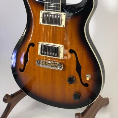 Paul Reed Smith PRS SE Hollowbody II Electric Guitar Tri Color Burst Ser# D19494 image 4