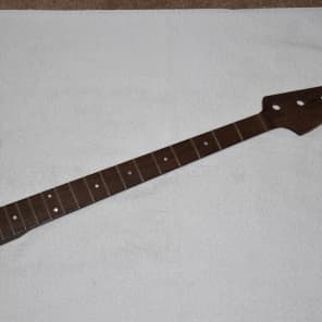 J-Bass Mahogany Warmoth Jazz Bass Neck Unfinished Official | Reverb