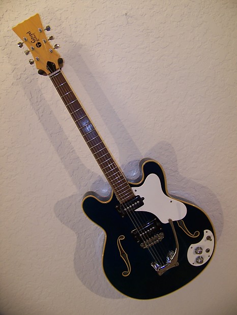 Semie Moseley s PERSONAL Mosrite Blue Gospel Prototype 1965 67 Transparent Blue