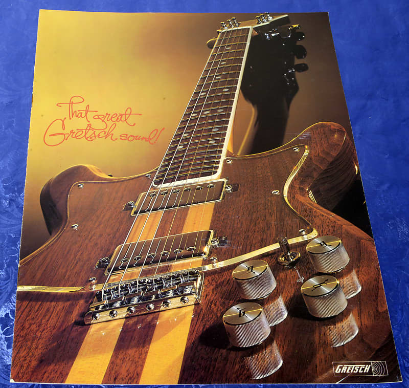 Gretsch Guitars 1978 Catalog Brochure Original Print In Nice Reverb