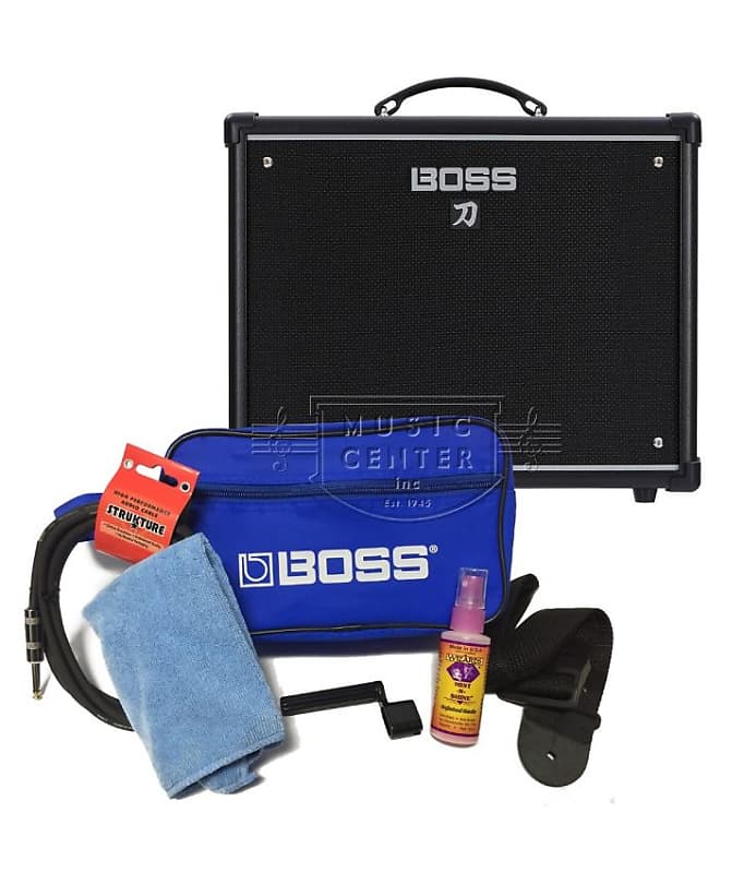 Boss Guitar Promo Accessory Pack, Blue image 1