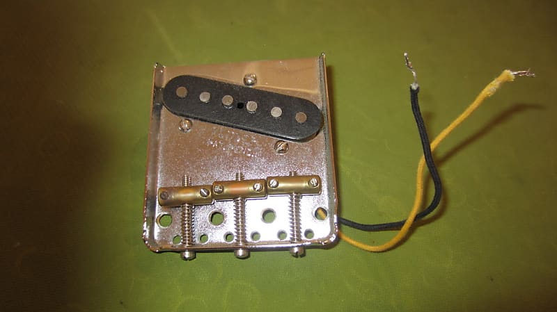 1990s Fender Custom Shop Telecaster Pickup And 3 Saddle Reverb