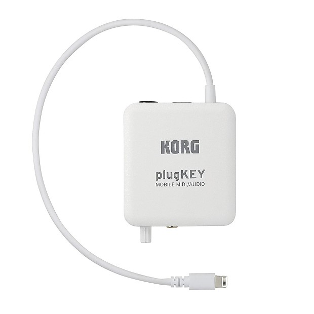 Korg PLUGKEY-WH Mobile MIDI/Audio Interface for iOS with Lightning image 2