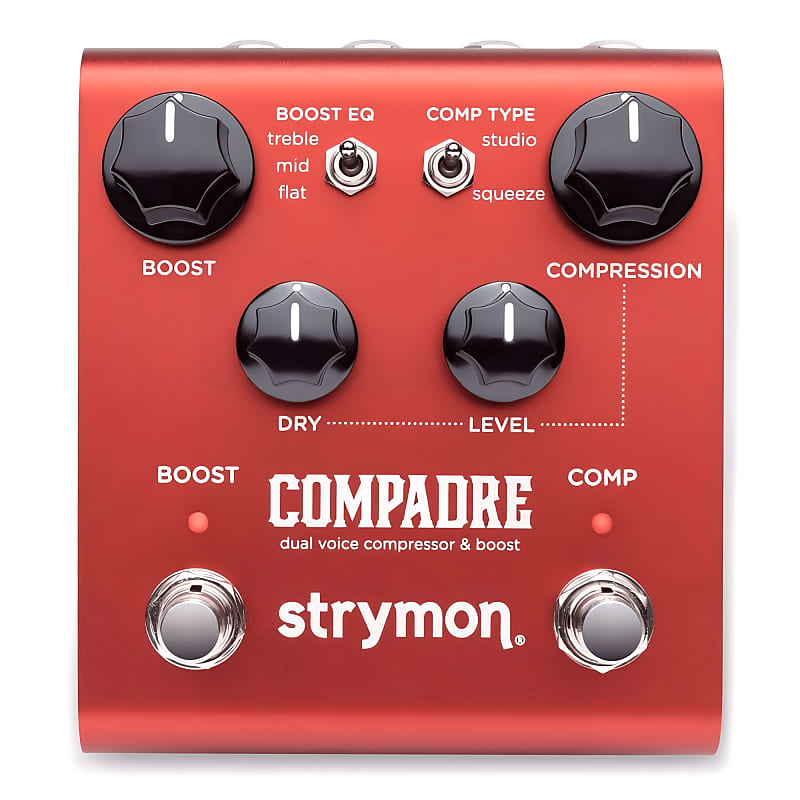 Strymon Compadre Dual Voice Compressor & Boost 2020 - Present - Red image 1