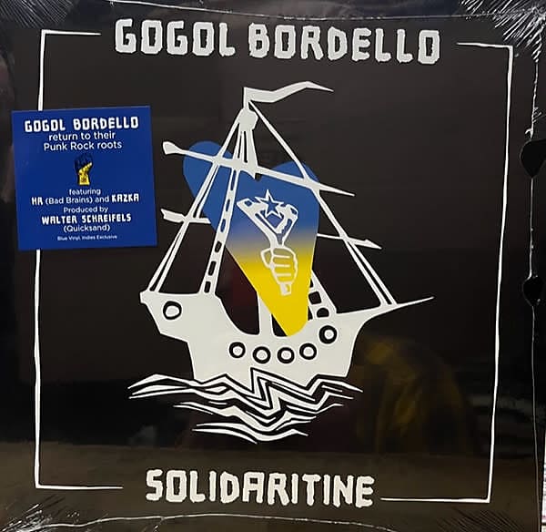 NEW Gogol Bordello – Solidaritine-LP-Limited Edition, Blue image 1