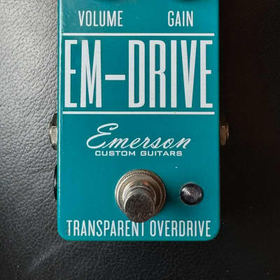 Emerson EM-Drive Transparent Overdrive  - Turquoise for sale