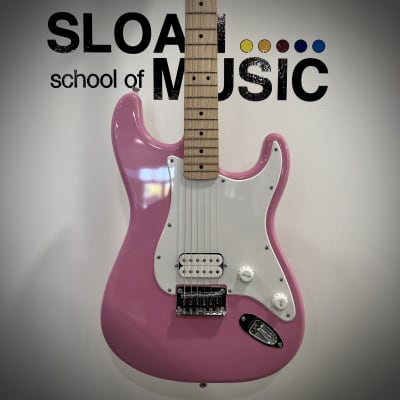 Squier Super Sonic Stratocaster HT H - Flash Pink for sale