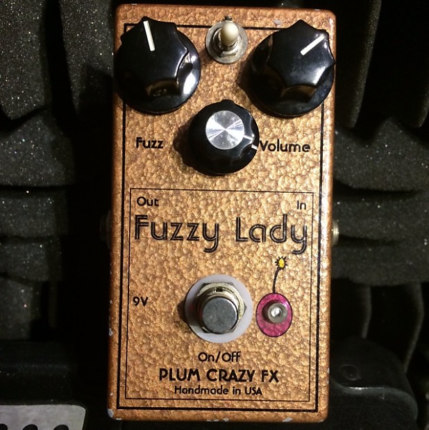 Plum Crazy FX Fuzzy Lady Fuzz guitar effects pedal | Reverb