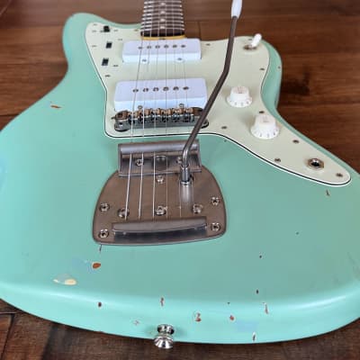 Nash Guitars Model JM-63 Surf Green Lollar Pickups Rosewood Neck NG6070 image 4