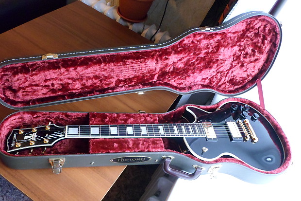 History SH-LCV Singlecut Black & Gold w. OHSC | Reverb History SH-LCV Singlecut Black & Gold w. OHSC | Reverb