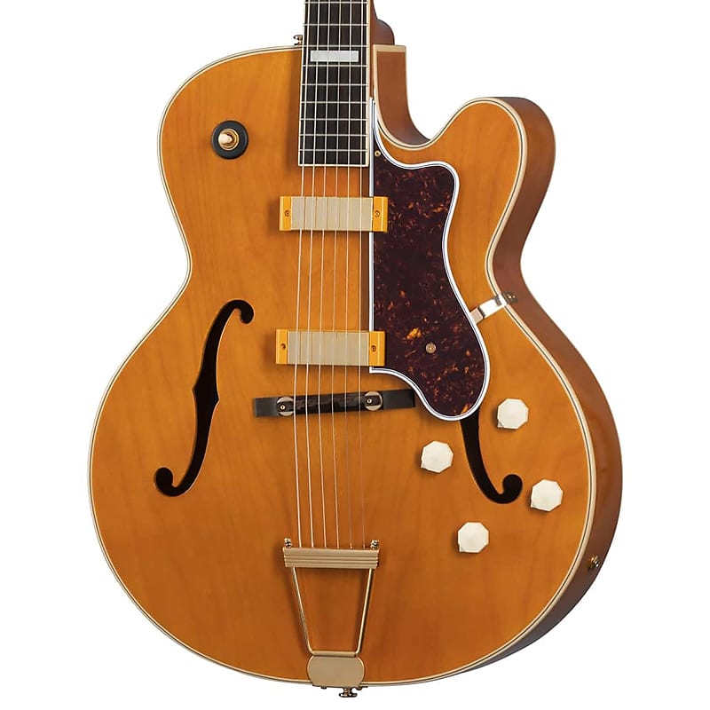 Epiphone 150th Anniversary Zephyr DeLuxe Regent Hollow Body Guitar - Aged Antique Natural image 1