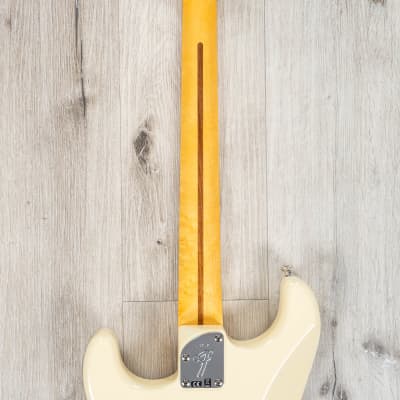 Fender American Custom Stratocaster Guitar, Maple Fingerboard Vintage Blonde NOS image 5