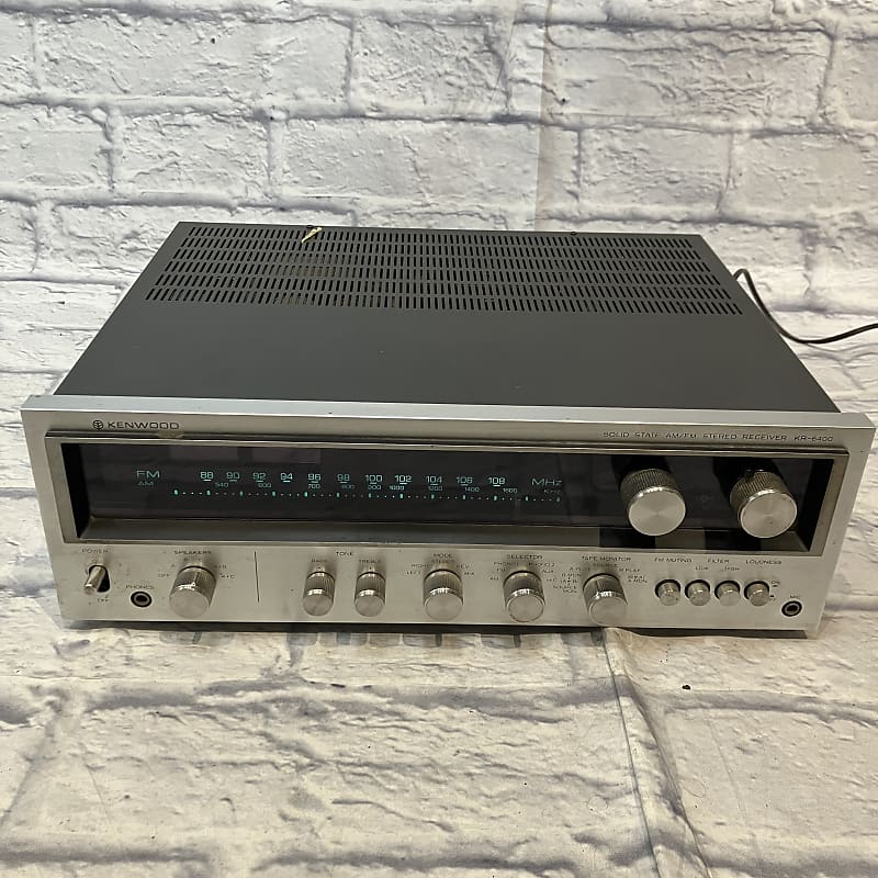 Kenwood KR-6400 Stereo Receiver  			