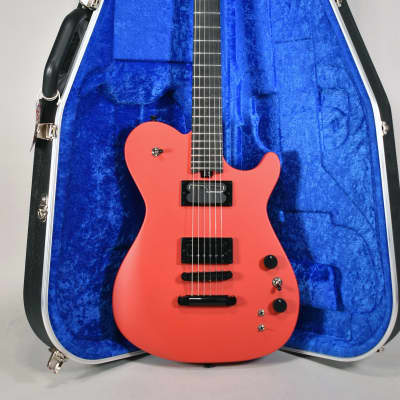2021 Manson MA EVO Sustainiac Satin Fire Red Finish Electric Guitar w/OHSC for sale