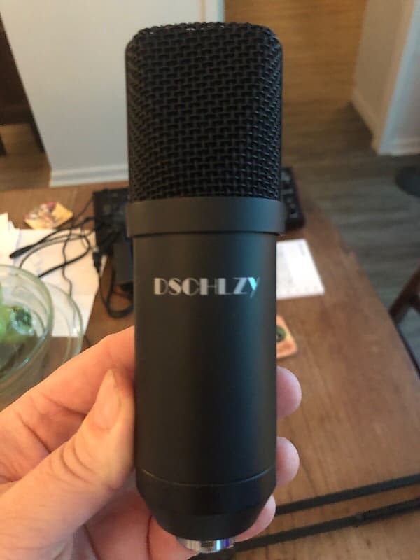 Dschlzy USB Microphone 20202022 Black Reverb