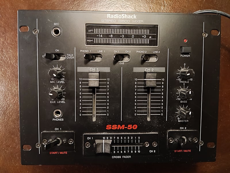 Radio Shack Stereo Disco store Mixer SSM-50 Rack Mountable