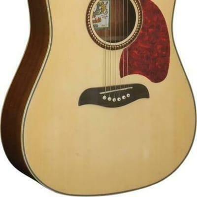 Oscar Schmidt OG2N Dreadnought Select Spruce Top Mahogany Neck 6-String Acoustic Guitar - Natural image 3