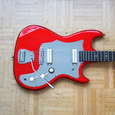 RARE! Isana solidbody ~1962 West Germany - red sparkle for sale