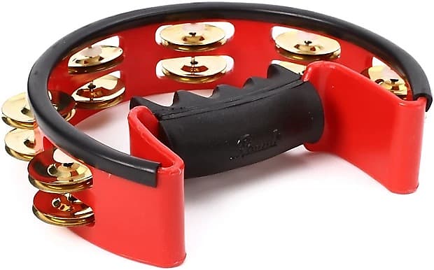 Pearl PTM50BHR Ultra Grip Tambourine with Brass Jingles image 1