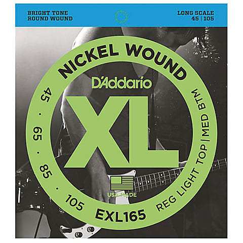 D'Addario EXL165 Nickel Wound .045-105 image 1