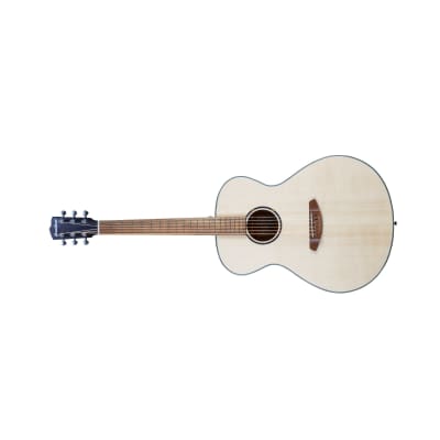 Breedlove Discovery S Concerto Body European-African Mahogany 6-String Acoustic Guitar with Slim Neck and Pinless Bridge (Right-Handed, Natural Finish) image 4