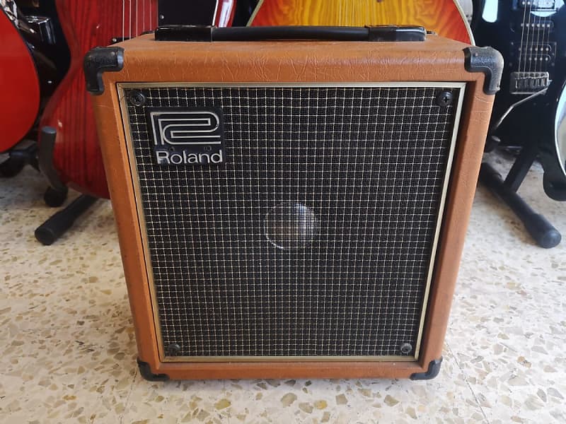 Roland Cube 20 - Orange Tolex Anni '80 - Con riverbero - Made in Japan