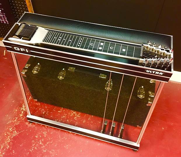 GFI Ultra SD10 3x4 Standard Emmons E9 Pedal Steel Guitar Black
