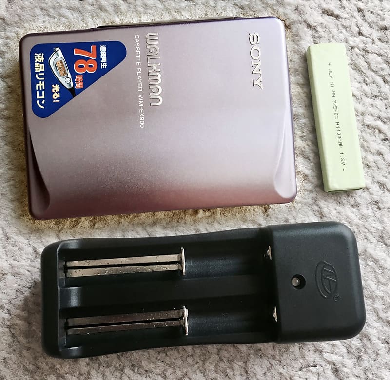Sony WM-EX900 Walkman Cassette Player, Nice Purple Color