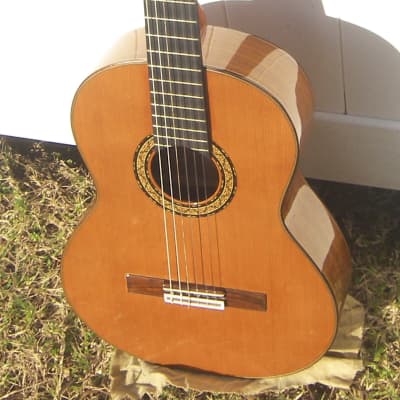 Amalio Burguet Nogal 2002  solid Spruce Walnut with an Cedar Top Excl. cond 655 Scale 52 nut HS Case image 3
