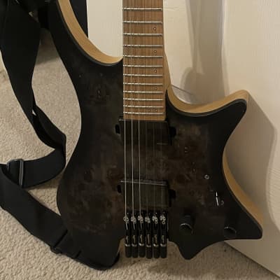 NK Headless Guitar 2022 Purple Near-New Baked Maple Birds
