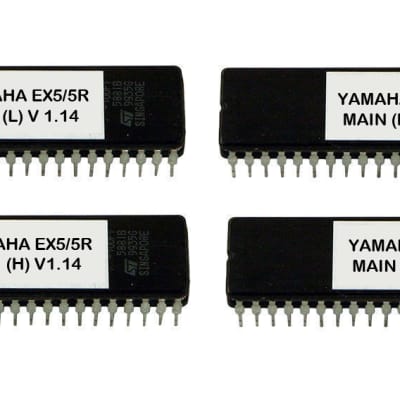 Yamaha EX5 EX5r firmware OS upgrade update version 1.11 / 1.14 (main+voice) Eprom Rom