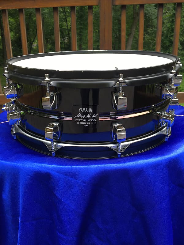 Yamaha SD455SG Steve Gadd Signature Snare - limited edition Late 90's-00's  Black Nickel Over Brass