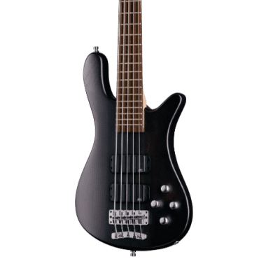 Warwick RockBass Streamer Standard 5 String Bass Guitar  - Nirvana Black Transparent Satin image 2