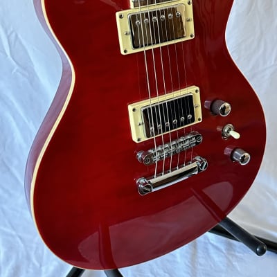 Anthem PST20 LP Style Single Cutaway Electric Guitar 2009 - Translucent Red image 3