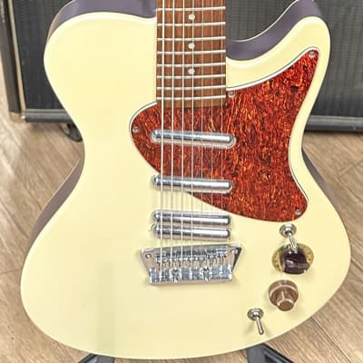 Danelectro Mod 7 7 String 2000s - Pearlescent Yellow/Purple for sale