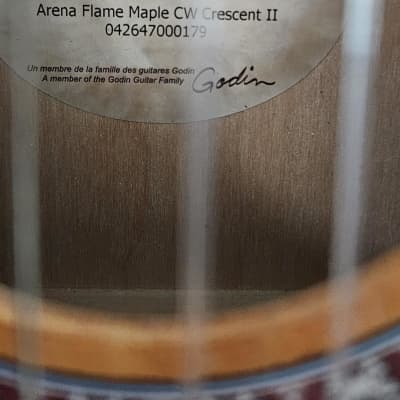 Godin La Patrie Arena Flame Maple CW Crescent II image 2