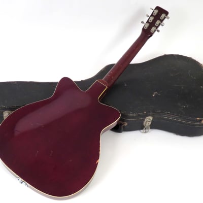 1962 Martin  F-65 Electric Guitar - Shaded Sunburst - DeArmond Pickups - Original Case image 3