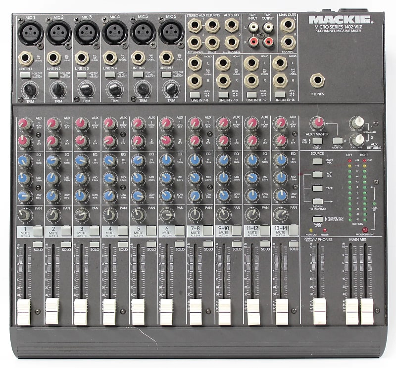Mackie Micro Series 1402-VLZ 14-Channel Mic / Line Mixer image 1