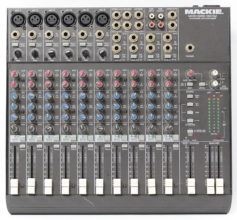 Mackie Micro Series 1402-VLZ 14-Channel Mic / Line Mixer