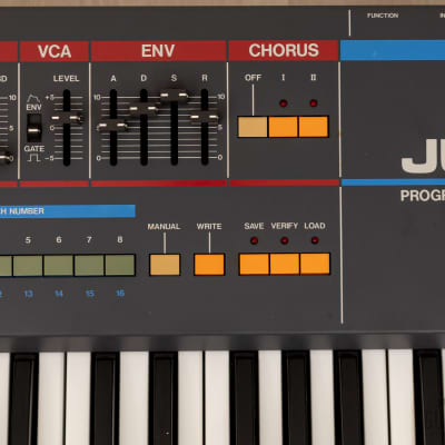 1980s Roland Juno-106 Vintage Analog Synthesizer, Serviced w/ Case image 6